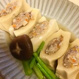 高野豆腐の肉詰め煮込み